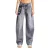 Jeans Baggy Tapered met moderne details taille middelhoge dames It’s Basic