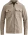 VANGUARD Overshirt van brushed mouliné met ritssluiting Beige heren