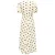 JDY midi jurk met stip wit