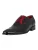 Jeffery West Oxford Gepolijste Leren Schoenen, Zwart