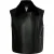 Dreimaster Leren vest Dames zwart
