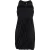 Versace mini-jurk met harnashals en plooien in zwarte viscose