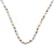 Luxenter Veelkleurige Kristallen Ketting in 18K Geel Goud – Amio