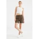 Cup of Joe Denim slim regular waist casual short bruin