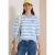 Sweatshirt met ronde hals en trekkoord