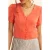 ICode Red Buttoned Cropped Top Currant