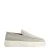 Manfield suède loafers lichtgrijs