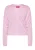 swirly Gebreid vest  rosa