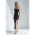 Strapless Polkadot Bodycon Midi-jurk