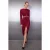 TRENDYOLMİLLA Dames Bordeaux Effen Midi Lang Avond / Dagelijks A-lijn Jurken