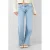 QS wide leg jeans light blue denim