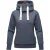 Navahoo Dames Hoodie Namikaa – Warme Trui met Hoge Kraag & Kunstleren Details