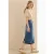 Cecil Dames Midi denim rok in Blauw