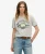 Superdry Vrouwen Travel Souvenir T-shirt met Relaxte Pasvorm Lichtgrijs