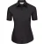 Russell Collection Dames/Dames Klassiek Polycotton Easy-Care Overhemd met Korte Mouwen (Zwart)