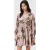 AllSaints Xanthe Ls Mini Dress Adena Soft Pink