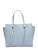 Anna Luchini Turquoise Rundleer Tas