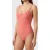 Calvin Klein Cut Out One Piece Dusty Cedar