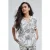 DIDI Blouse Moana Offwhite Palmer Print