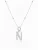 Hey Happiness Ketting ‘Letter N’  zilver