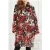GUESS Belle Faux Fur Coat Leopard Rose Print