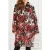 GUESS Marciano By  Belle Faux Fur Coat Leopard Rose Print