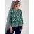 Street One Dames Blouse met gerimpelde mouwen in Groen