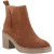 Hush Puppies Felicia Suède Dames Tan Geklede Chelsea Laarsjes