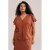 WE Fashion Curve blouse terra