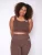 Fortex Fitness Sport bh ‘Seamless Essential’  chocoladebruin