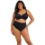 Elomi high waist bikinibroekje Plain Sailing zwart