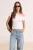 TRENDYOLMİLLA Dames Ecru Effen Mouwloos Getailleerd Blouses
