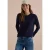 Trui met ronde hals en laagjesdetail