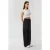Wijde Gebreide Broek met Elastische Taille
