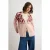 TRENDYOLMİLLA Dames Roze Geometrisch patroon Lang Oversized Vesten