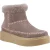 Hush Puppies Brielle Suède Dames Taupe Winter Enkellaarzen