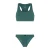 Protest voorgevormde crop bikini PRTEAGER 25 met ribstructuur groen