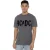 AC/DC Heren gedragen logo T-shirt (Houtskool)