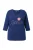 Ulla Popken Shirt  blauw / pink