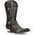 New Rock zwart lederen cowboylaarzen met studs – M-7928-S1