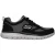 Skechers Heren Burns Agoura Trubuck Leren Trainers (Zwart/Grijs)