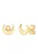 ELLI Oorbellen ‘Halbmond’  goud