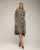 Oversized jurk met dierenprint.