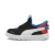 PUMA Sneakers ‘Courtflex v3’  blauw / rood / zwart / wit