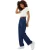 Jack Wills Hollie-jeans met hoge taille voor dames (Donkere Indigo)