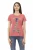 Bloemig T-shirt Korte Mouwen Ronde Hals Tee