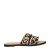 La Strada slippers met panterprint beige/zwart