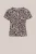 WE Fashion – Dames T-shirt met print – Curve – Regular fit – Donkerbruin – Katoen – Plus Size