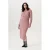 Noppies maternity zwangerschaps midi rok grof gebreid roze