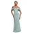 Lang Jurk Met Off-Shoulder En Draperende Mouwen Dames Goddiva